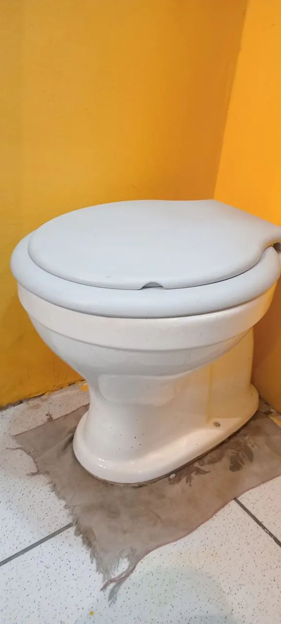Vendo vaso sanitário,com Acento e caixa de descarga, usado em perfeito estado  - Foto 2