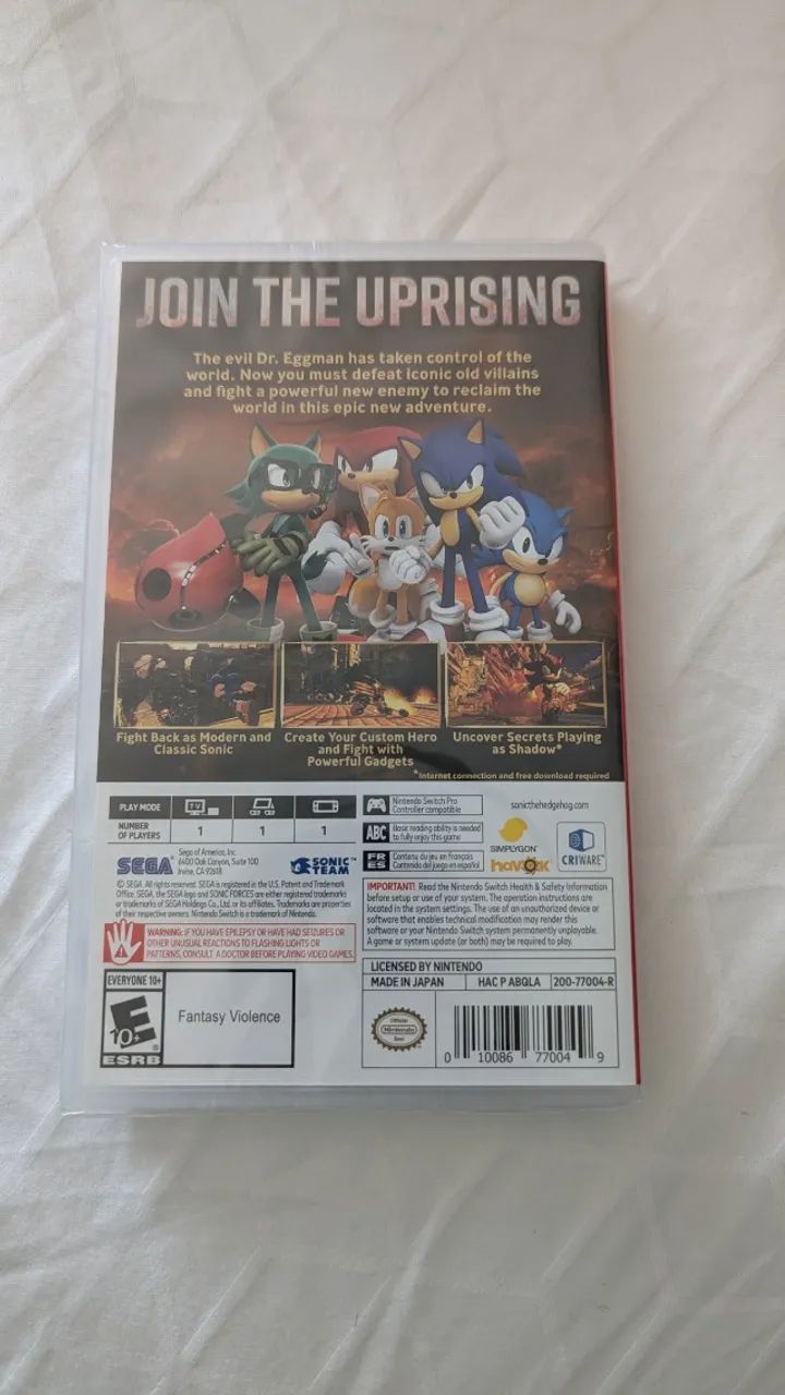 Sonic Forces - Switch - Lacrado - Foto 2