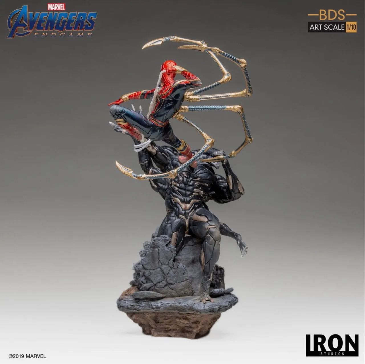 Iron Studios Iron Spider Vs Outrider Avengers Endgame 1/10 - Foto 3
