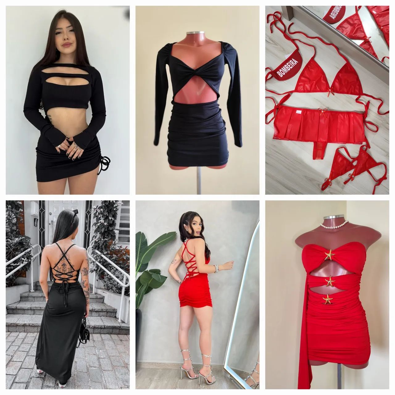 Lote com 50 vestidos Novos