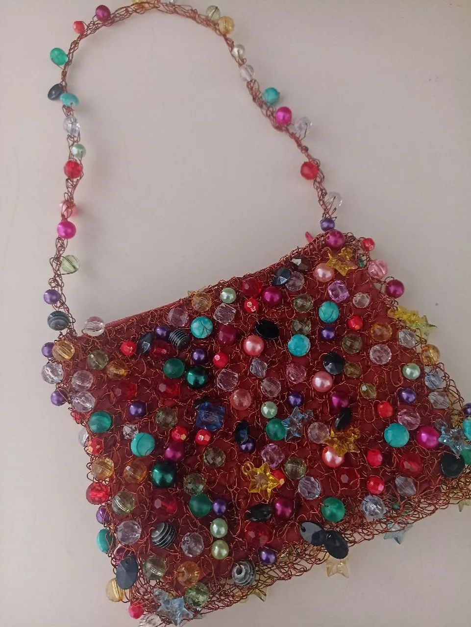 Bolsa com miçangas  - Foto 5