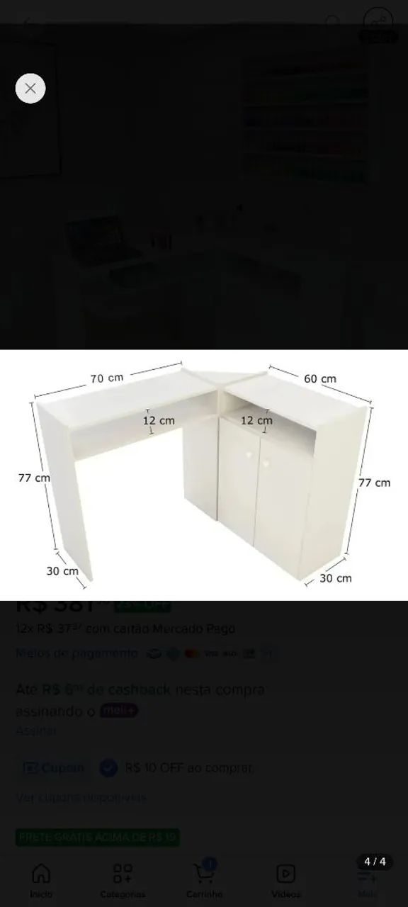 Mesa de nail designer 
