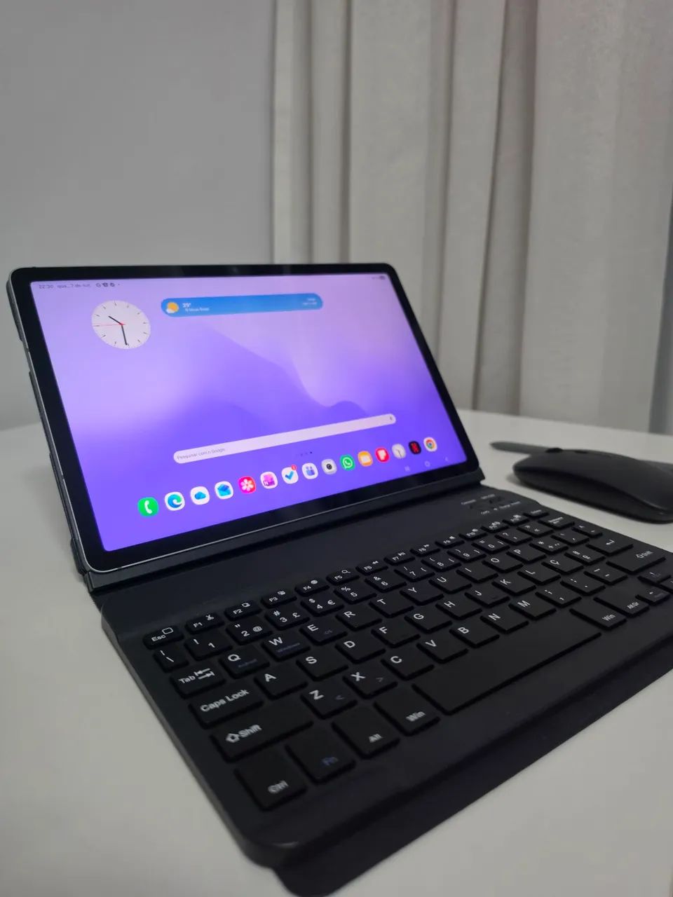 Samsung Galaxy Tab S9 FE 128GB + S Pen + Teclado e Mouse - Foto 5