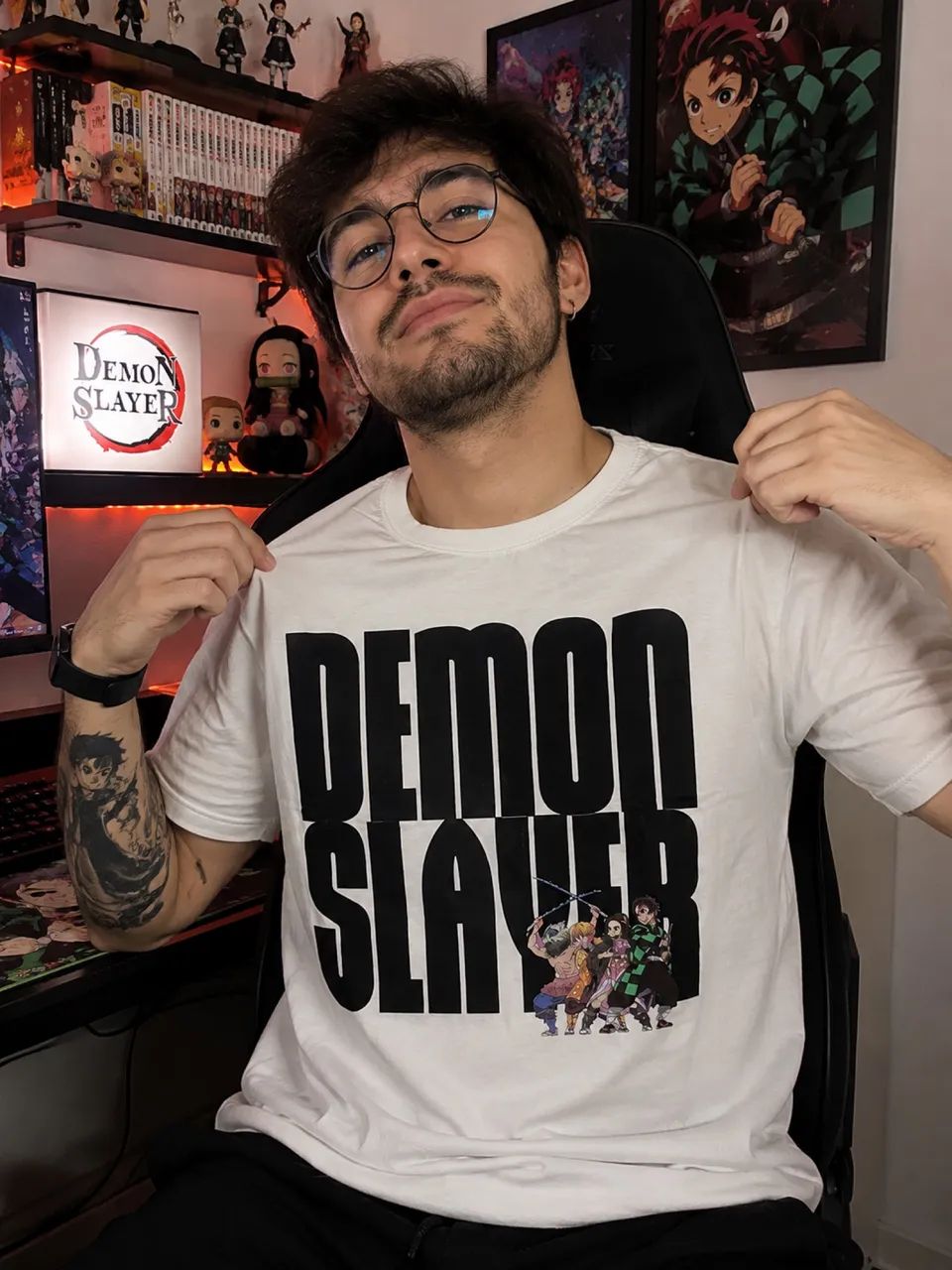 Camiseta PITICAS Demon Slayer