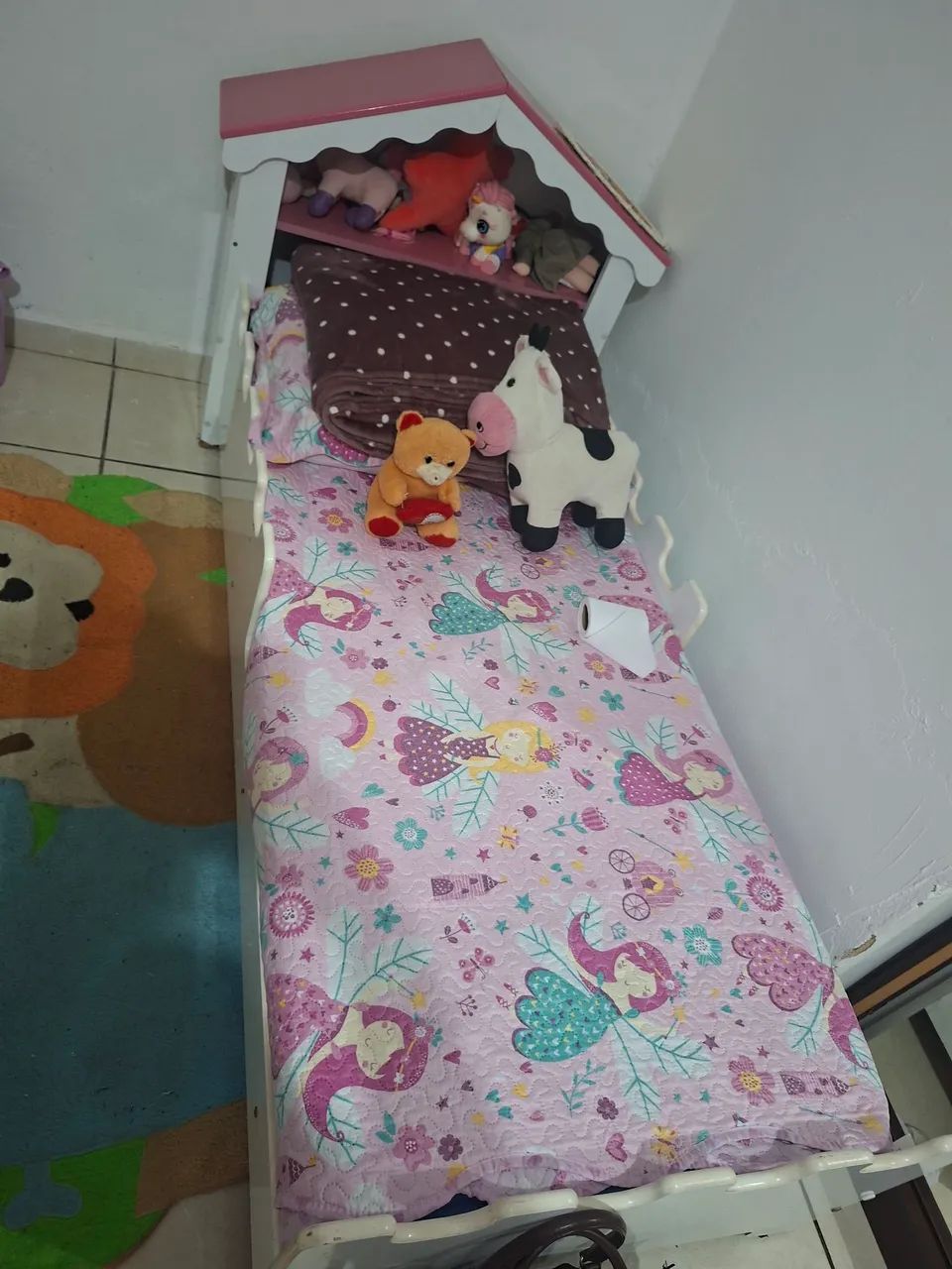 Vendo cama infantil e mini penteadeira - Foto 3