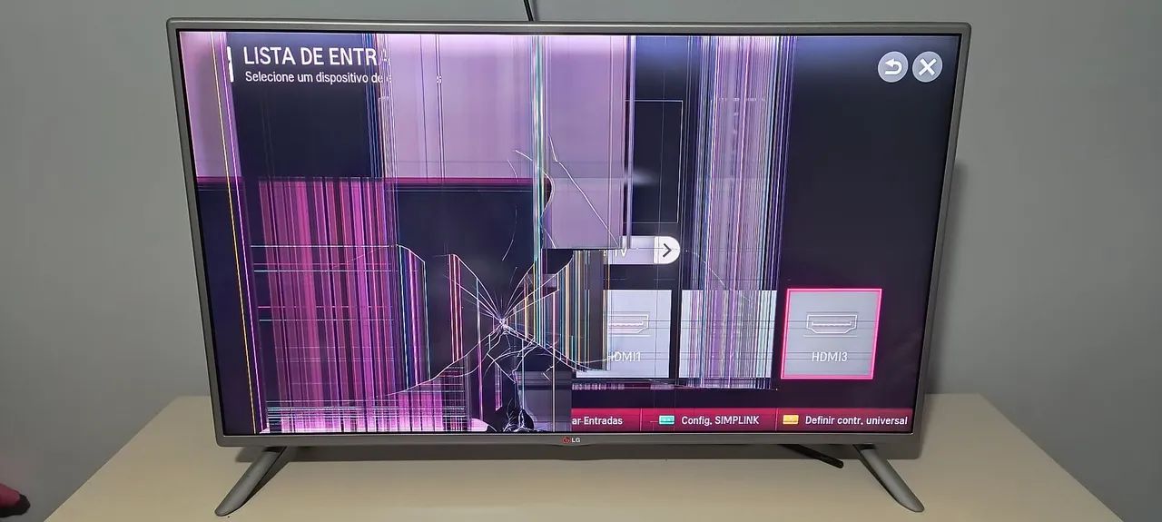 TV LG TELA QUEBRADA 42"