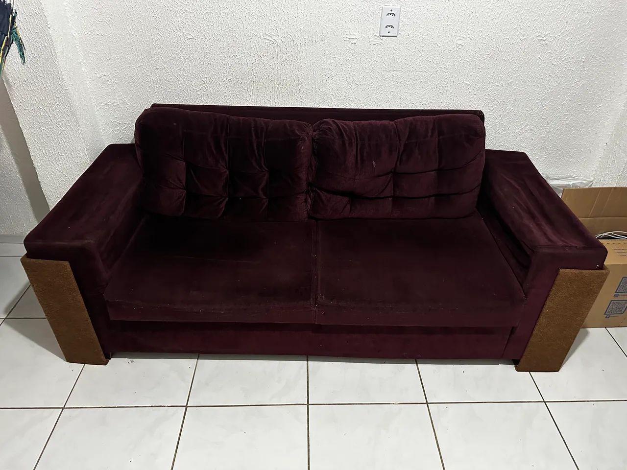 Sofa suede 2 metros. - Foto 2