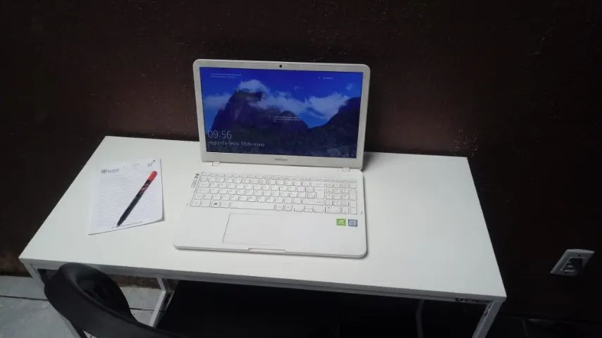 Escrivaninha Industrial NOVA Mesa Multiuso para Notebook Computador Estudo Birô Escritório - Foto 2
