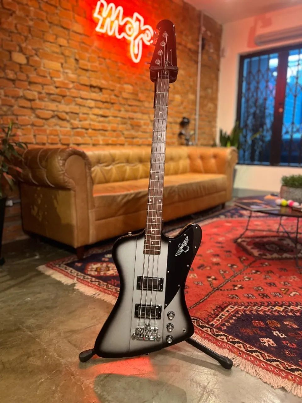 Baixo Epiphone Thunderbird Silverburst - Foto 2