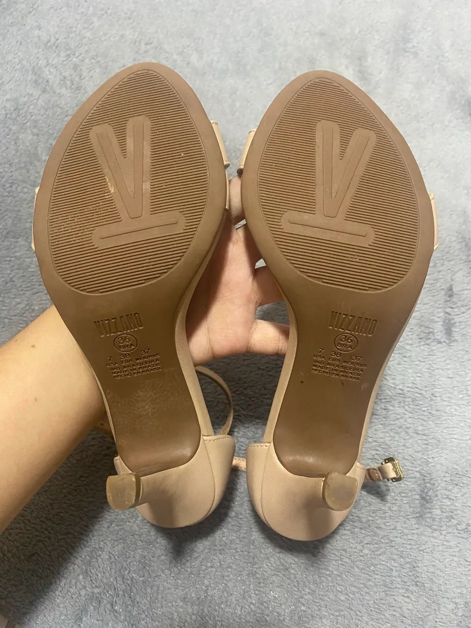 Sandália Nude Vizzano - Foto 3