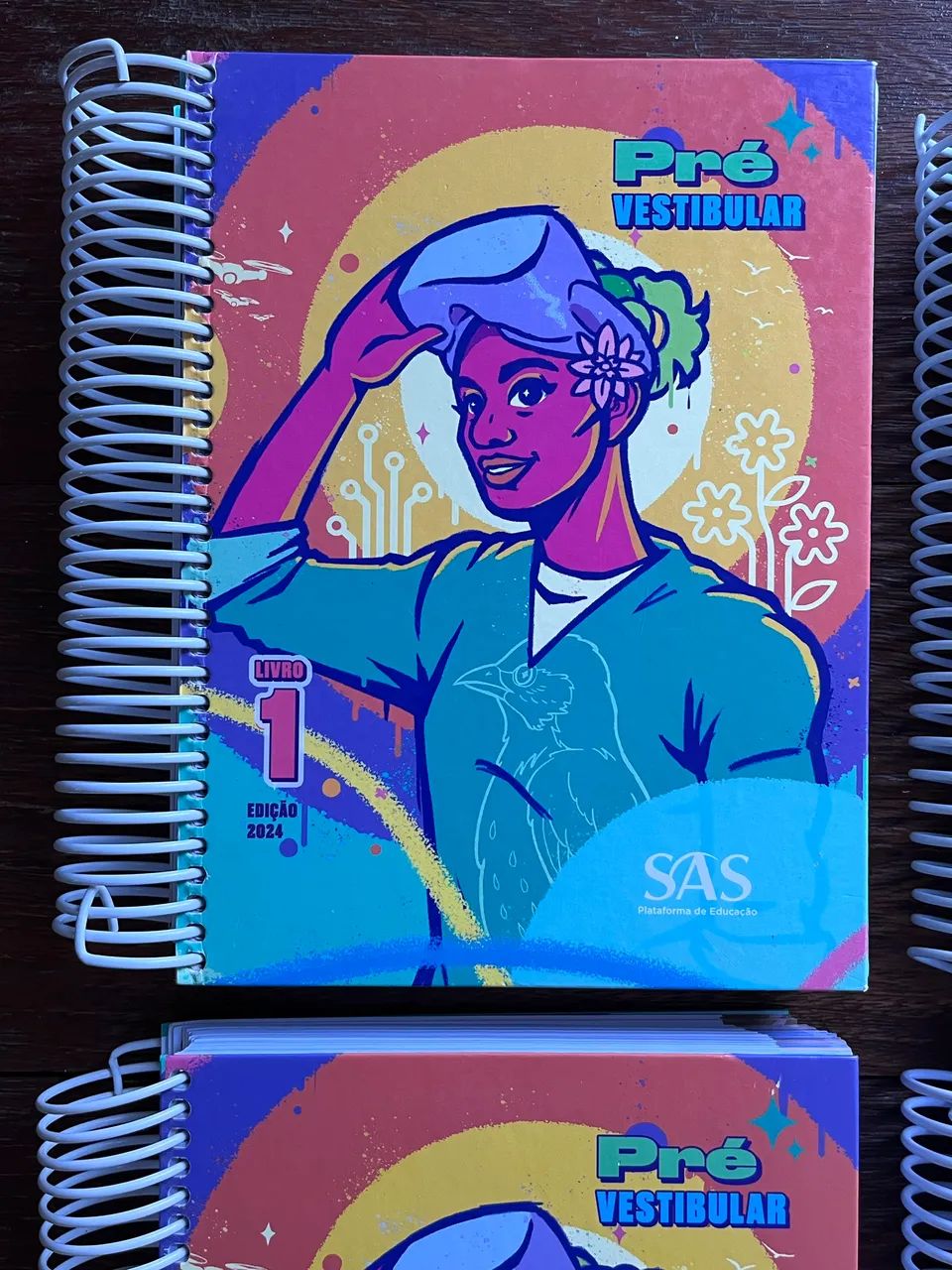 Apostilas Pré-Vestibular SAS 2024 ? Livros 1, 2, 3 e 4 - Foto 2