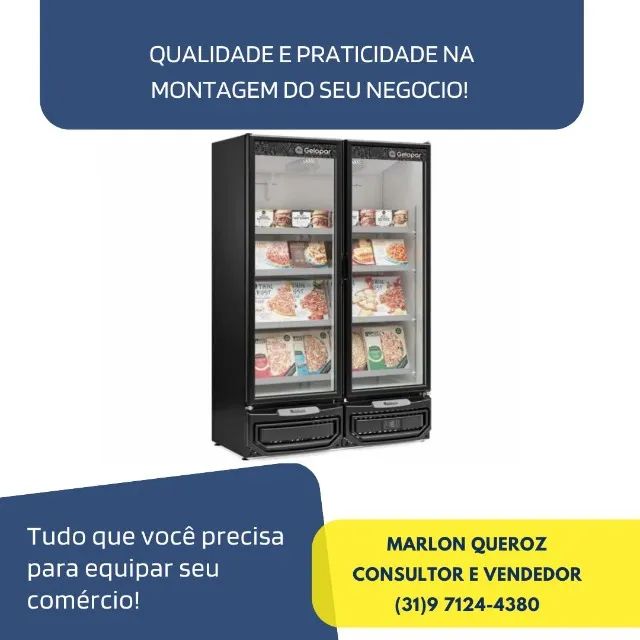 Congelador Vertical 2 Portas Gelopar
