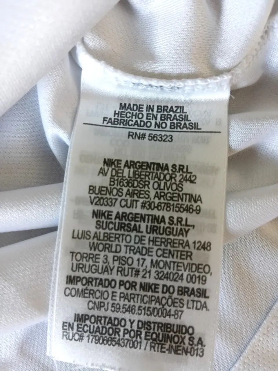 Camisa Internacional II 2019/2020 Branca Nike - Foto 3