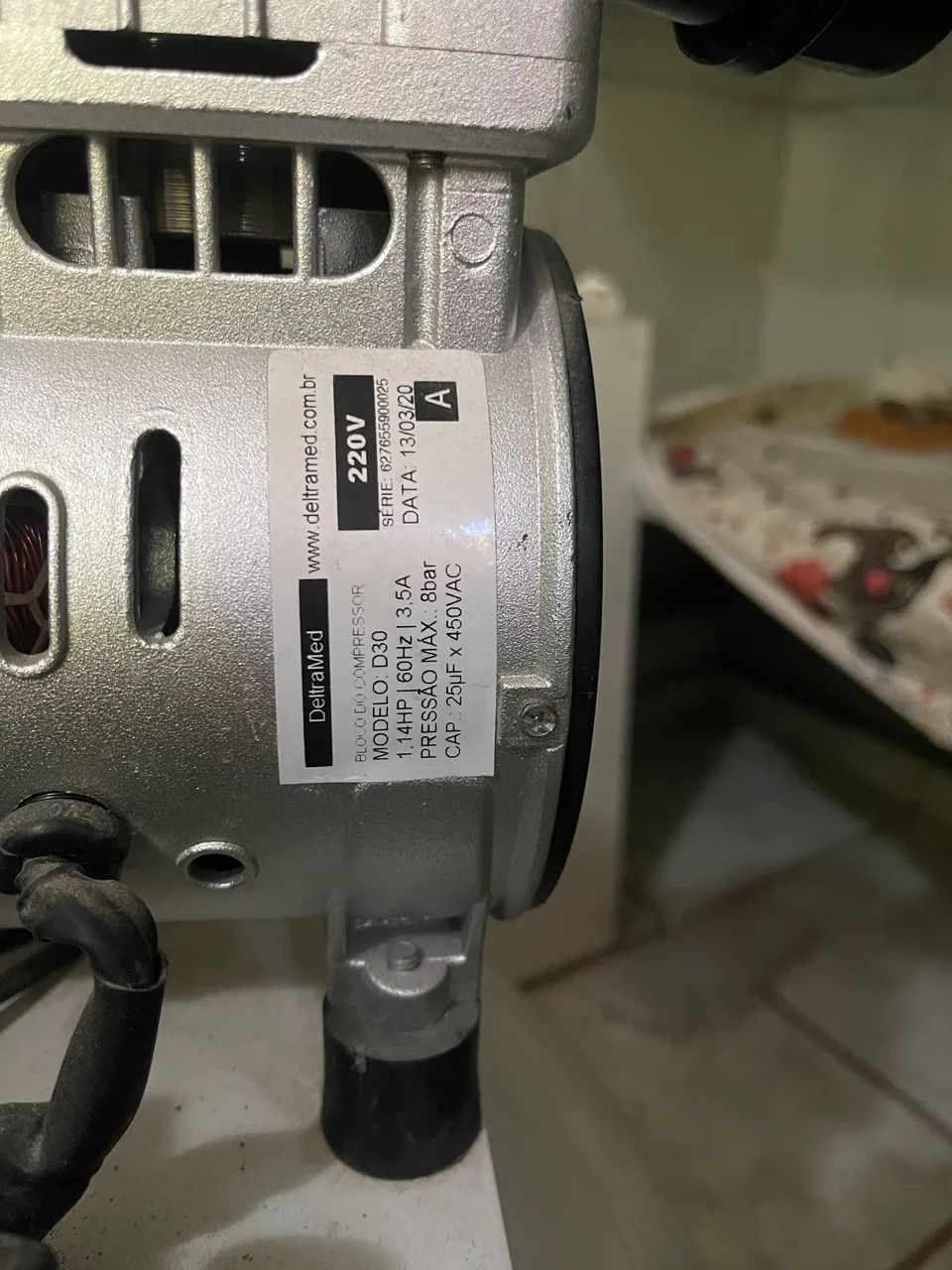 Vendo compressor odontológico Deltramed D30 - Foto 3
