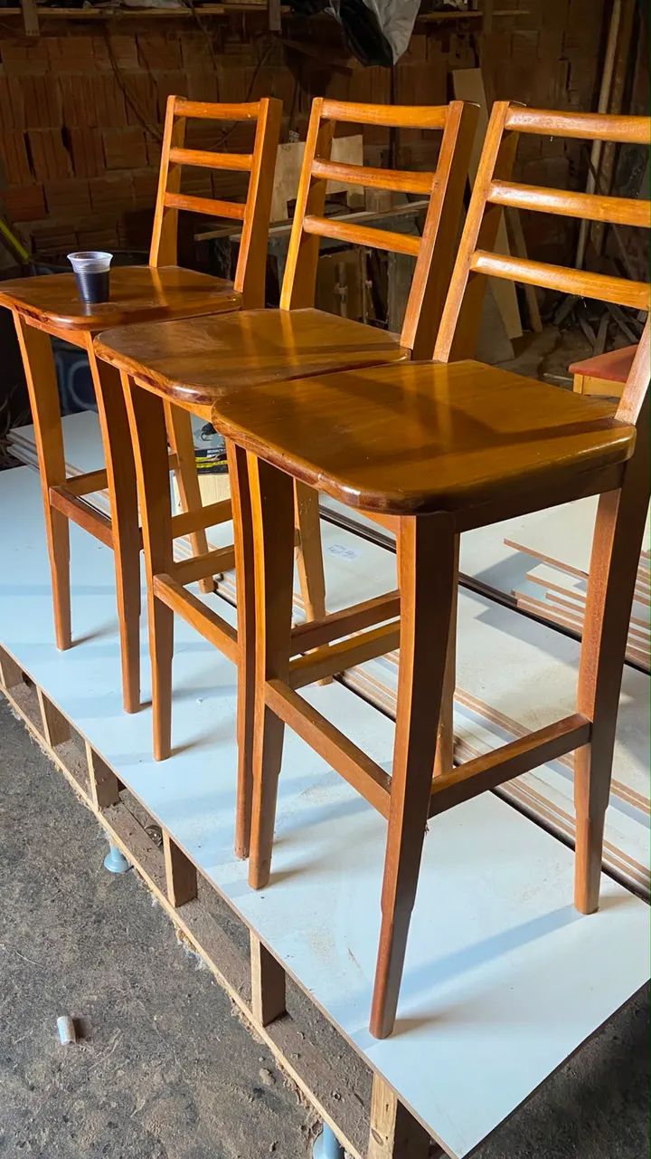 Banqueta madeiras  - Foto 2