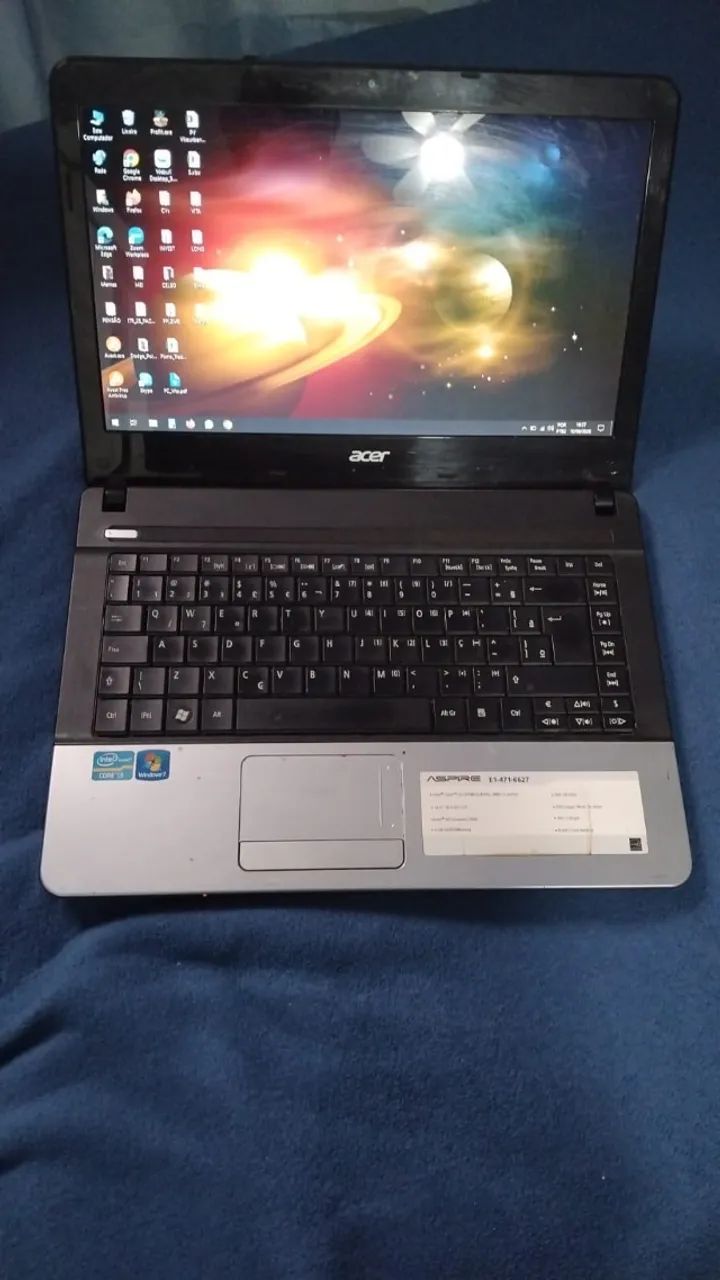 Notebook Acer Aspire E1-471 - Intel Core i3, 4GB RAM, 500GB, Tela 14"