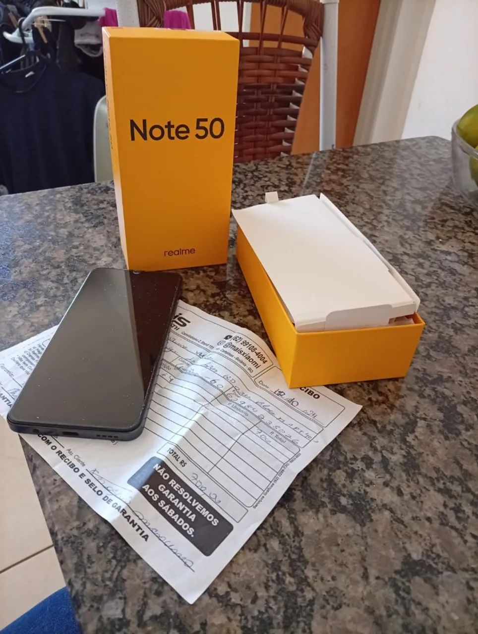  Vendo Realme note  50 valor RS400,00