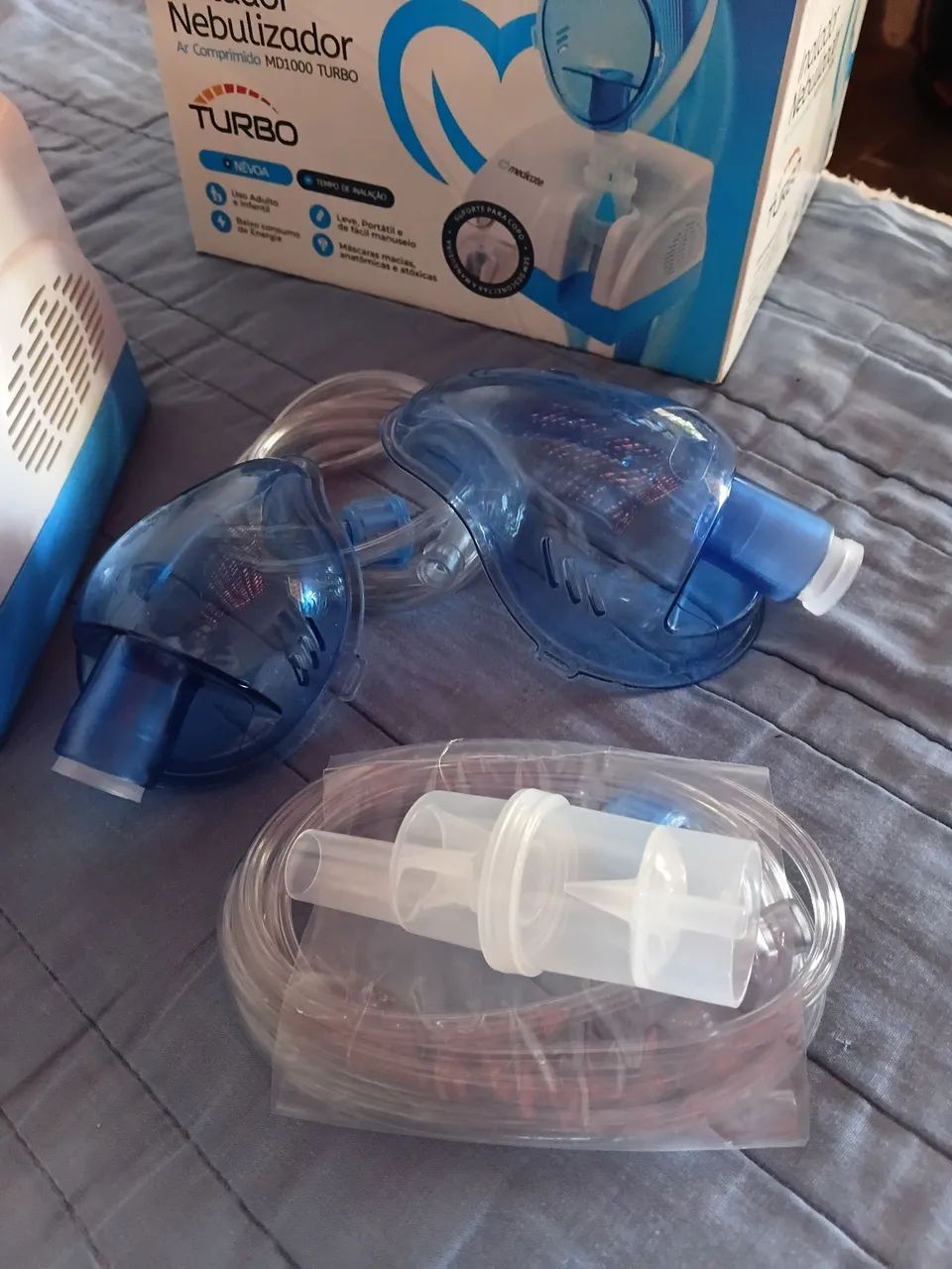 Inalador Nebulizador Medicate Turbo - Foto 2
