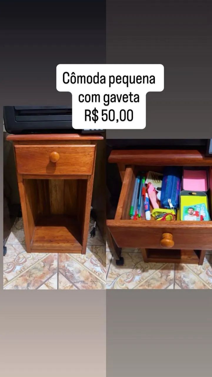 Móvel de apoio multifuncional - Madeira