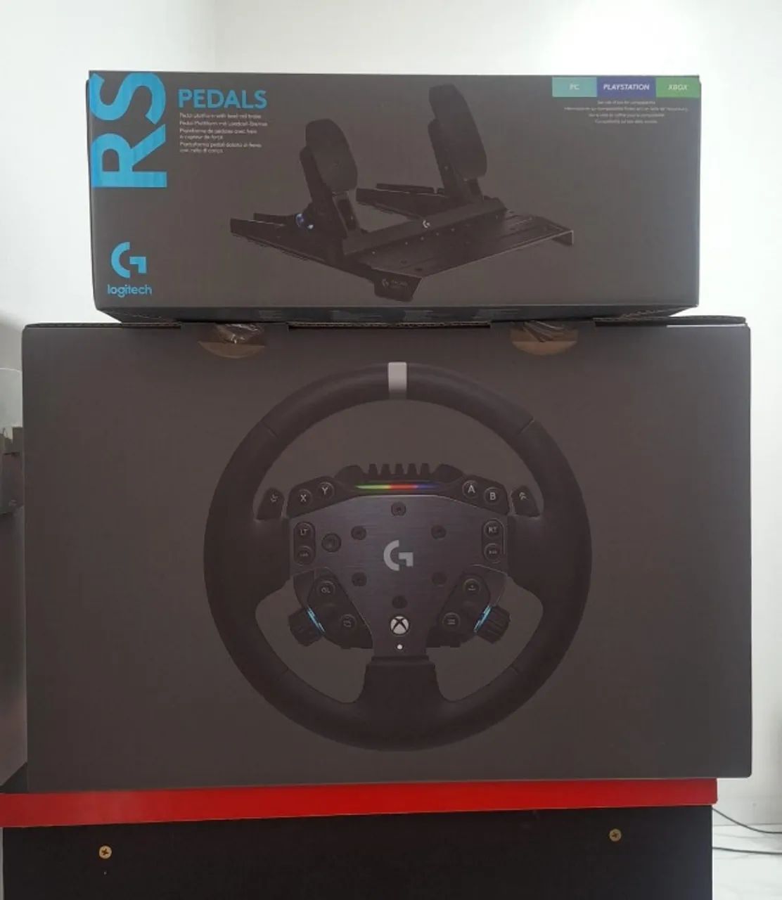Kit Volante Logitech RS50 + Pedal