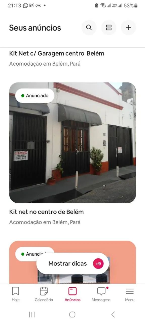 Kit net mobiliado no centro de Belem