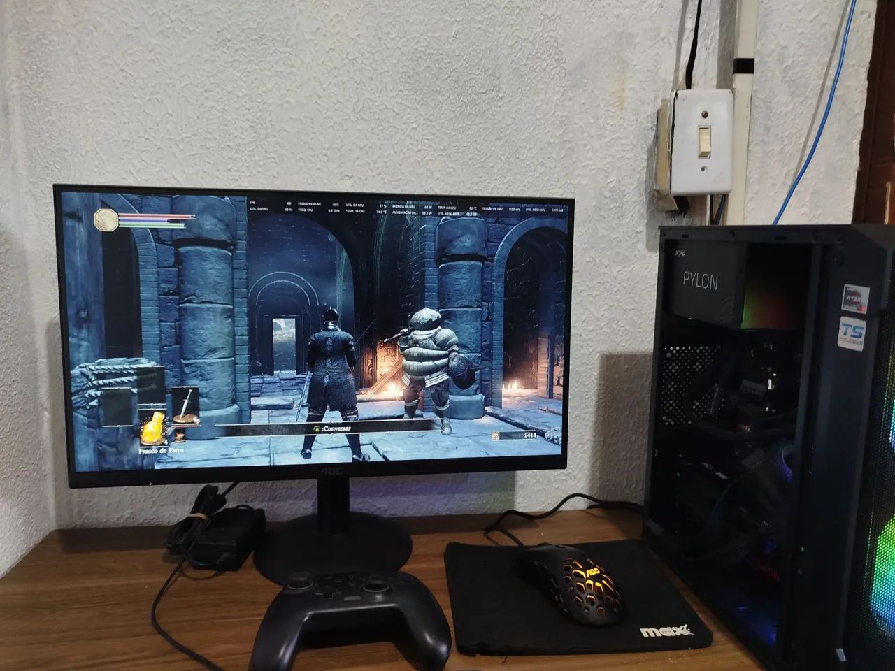 Setup Rx6600 acompanha mesa e cadeira - Foto 2