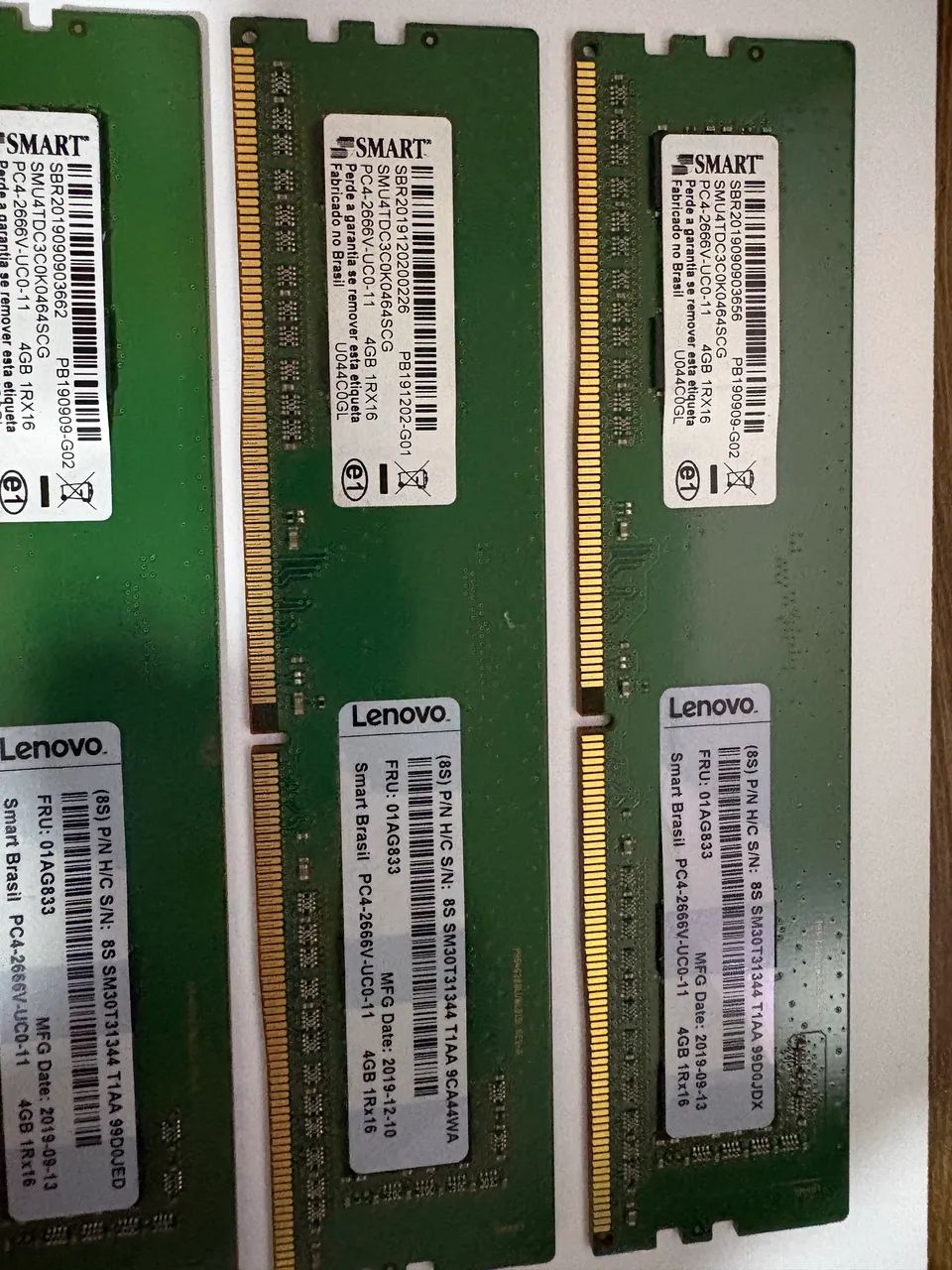 Memória DDR 4 