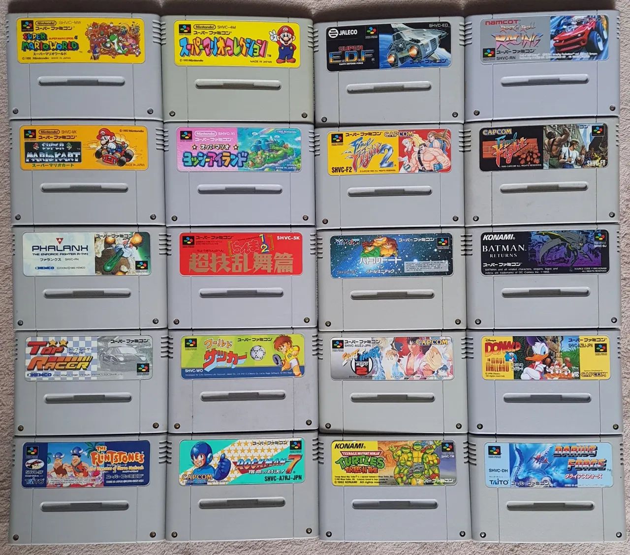 Fitas super nintendo  valores na descrição 