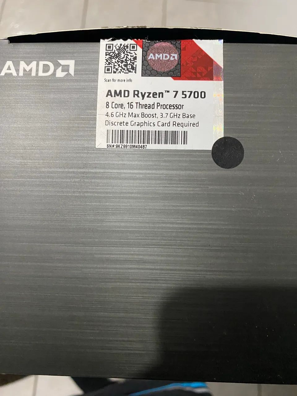 KIT RYZEN 7 5700 + A520 MANCER