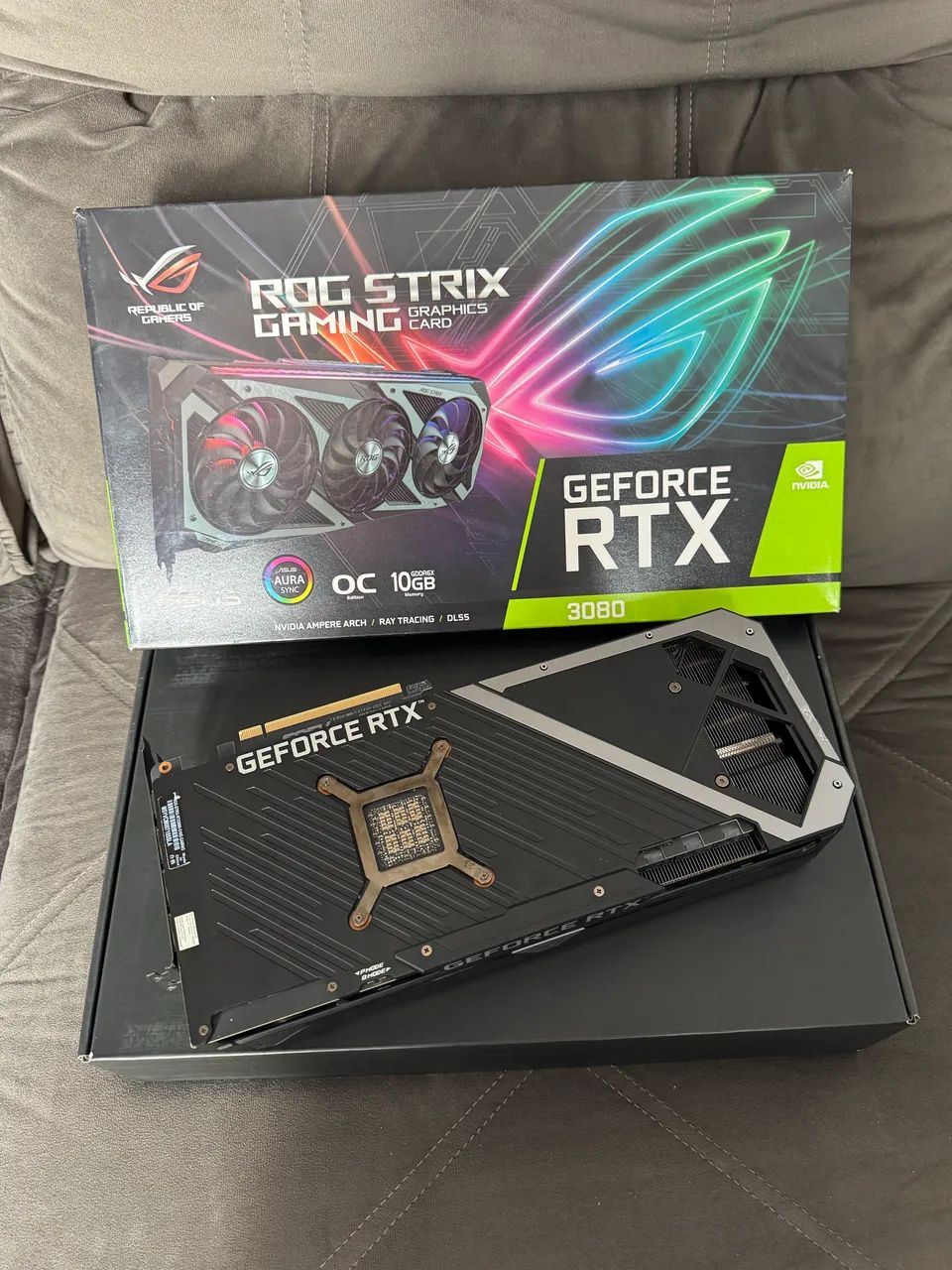 RTX 3080 ROG STRIX 10GB IMPECÁVEL  - Foto 3