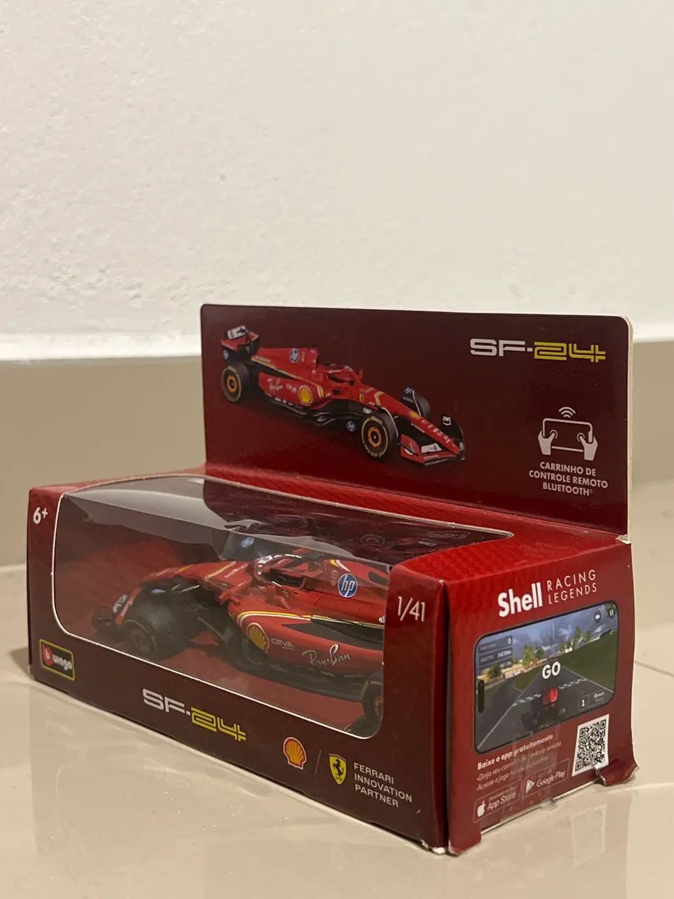 Carrinho da Ferrari fórmula 1 limitado da shell  - Foto 5