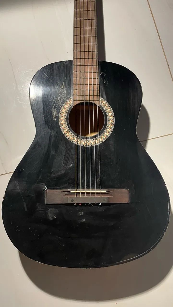violão preto Vogga - Foto 2