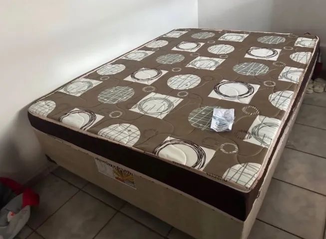 Cama box casal e solteiro 