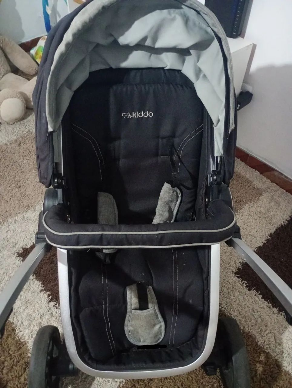 Carrinho de bebê Kiddo com Moisés  - Foto 4