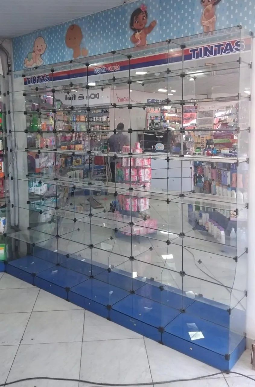 Vendo prateleiras/gôndolas vidro BARATO! - Foto 3