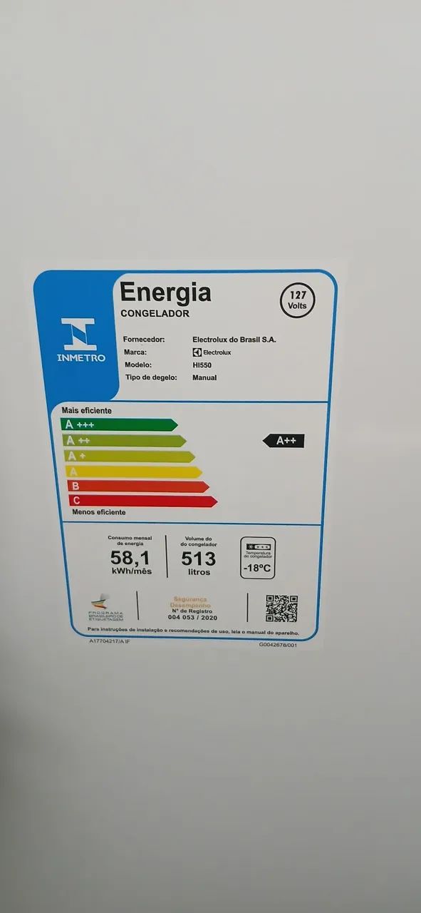 FREEZER HORIZONTAL ELECTROLUX INVERTER NOVO  - Foto 4