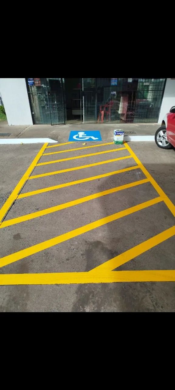 Pintura de Demarcação e letras e quadras - Foto 2