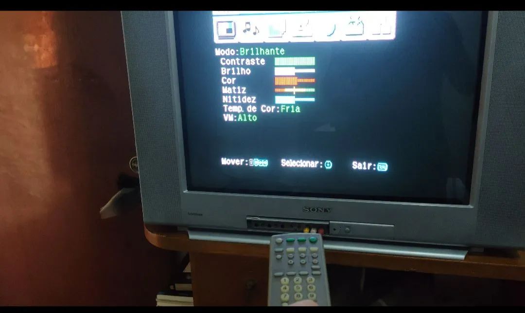 Sony Wega Trinitron 29" - Vídeo Componente + Controle Original - Impecável - Foto 3