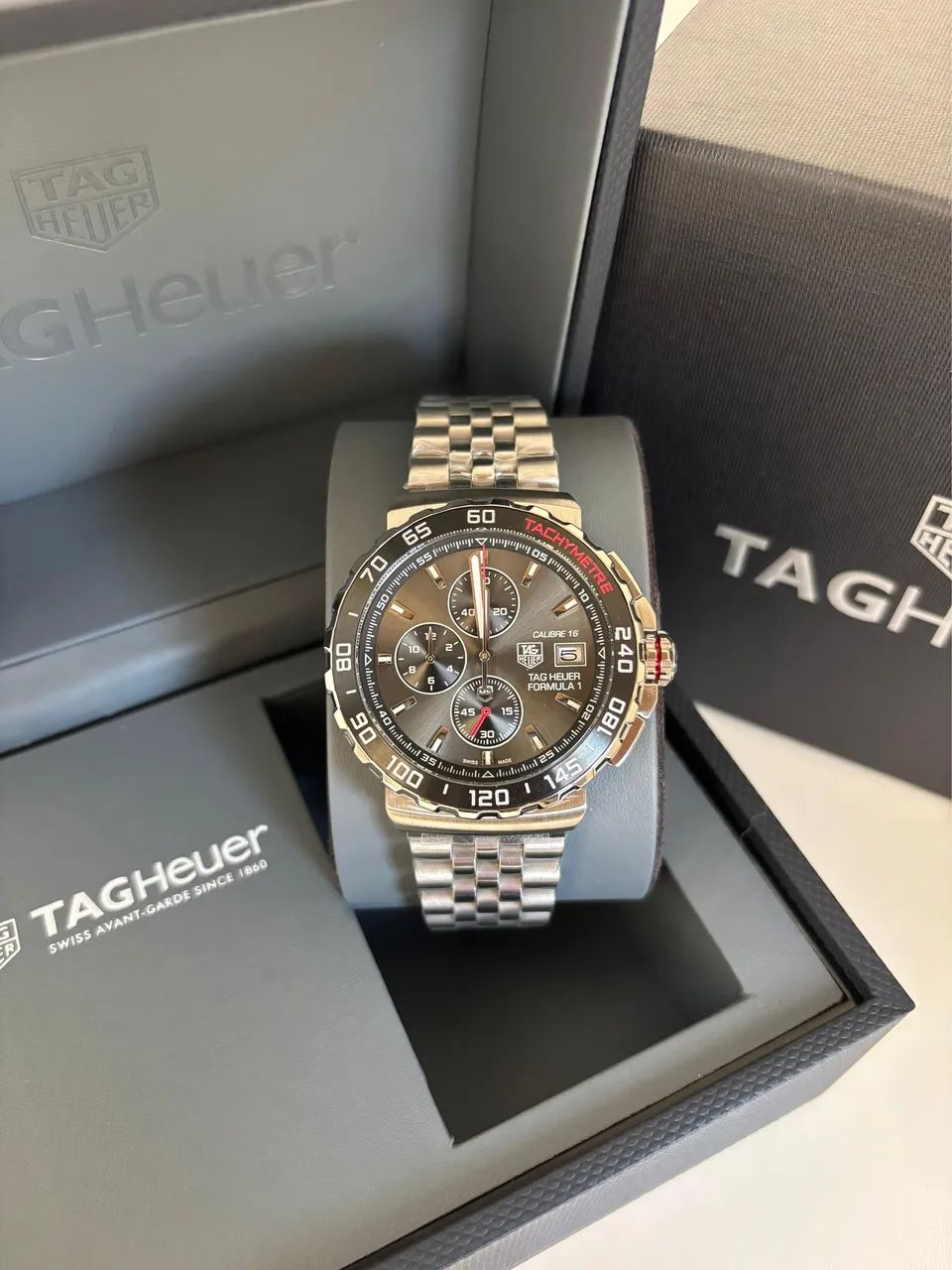 Relogio Tag Formula 1 - Quartzo - 43mm - Safira - Top Prem AAA+