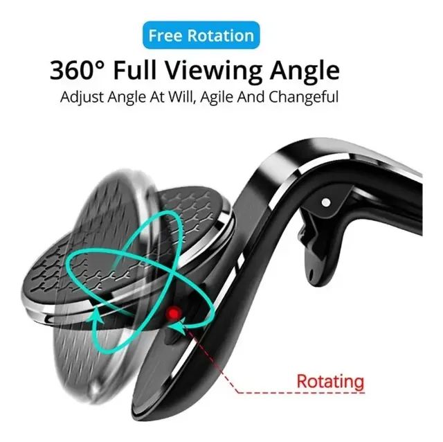 Suporte Magnético/ Ímã para Celular Saída de Ar para Carro   - Foto 2
