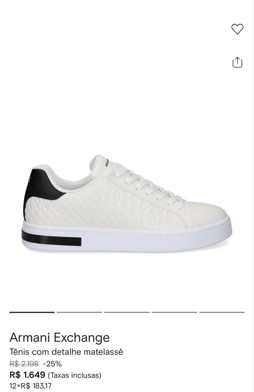 Tenis Armani Exchange  - Foto 3
