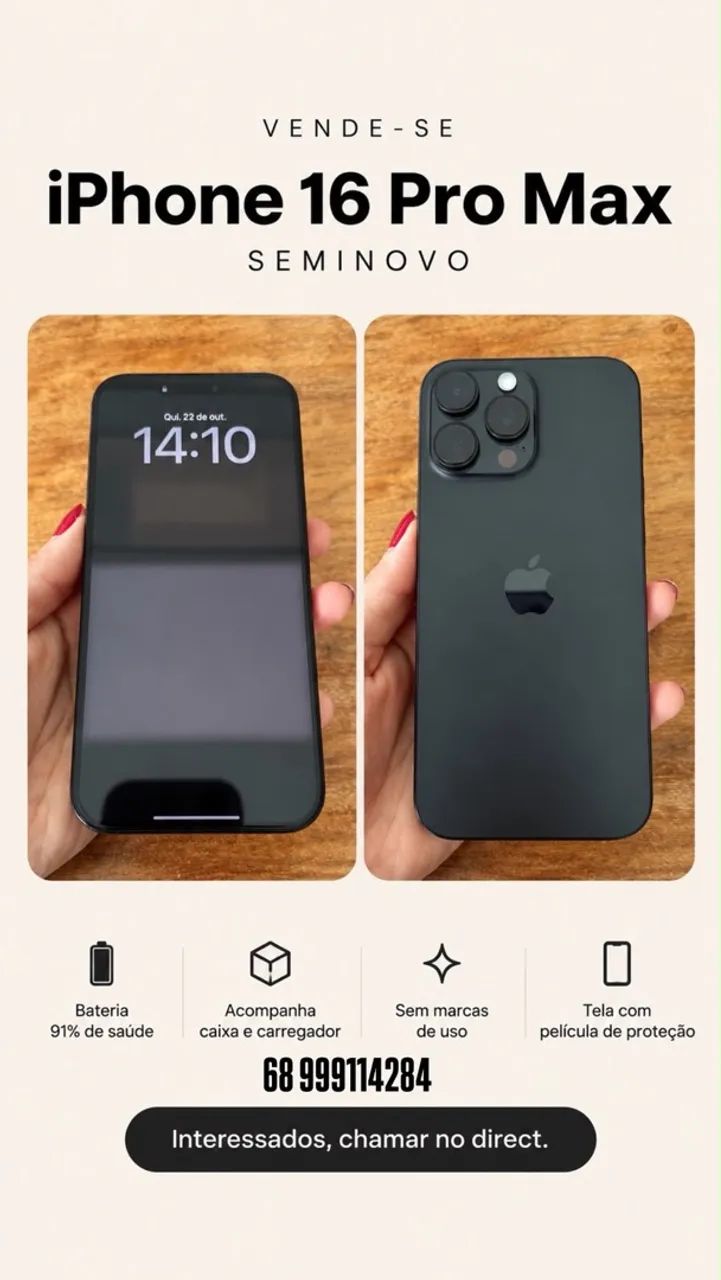 Iphone 16 pro max 