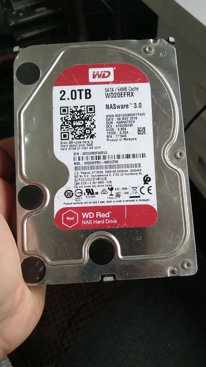 HD 2 TERA WD RED 