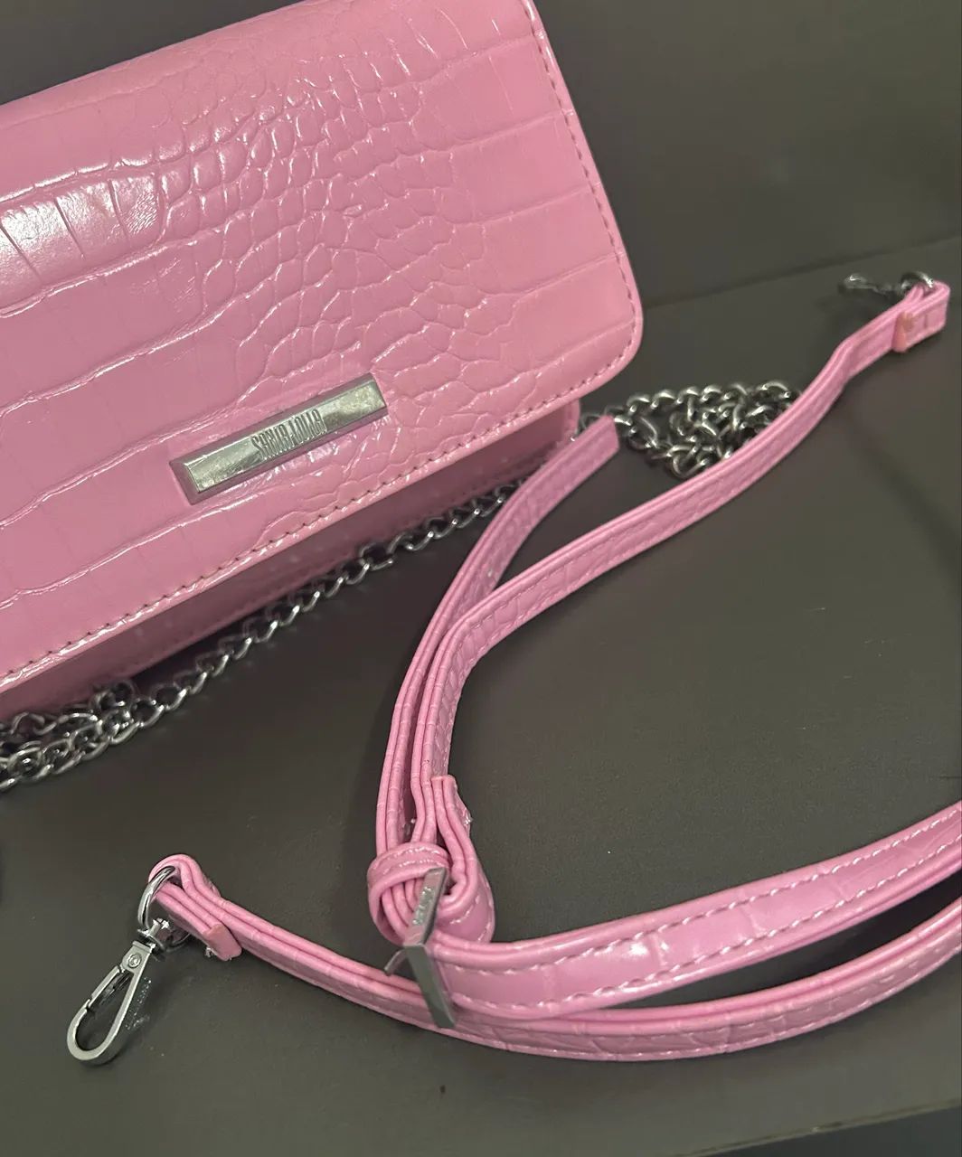 Bolsa Rosa Santa Lolla - Foto 3