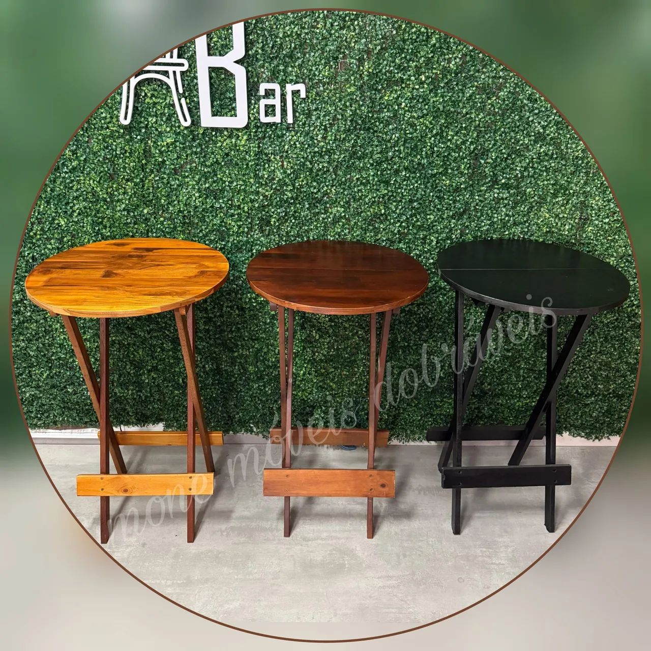 1 mesa Bistrô e 2 bancos dobráveis  - Foto 5
