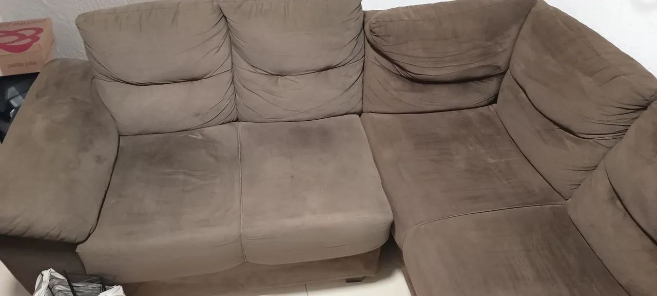 SOFÁ DE CANTO EM FORMATO L - Foto 3