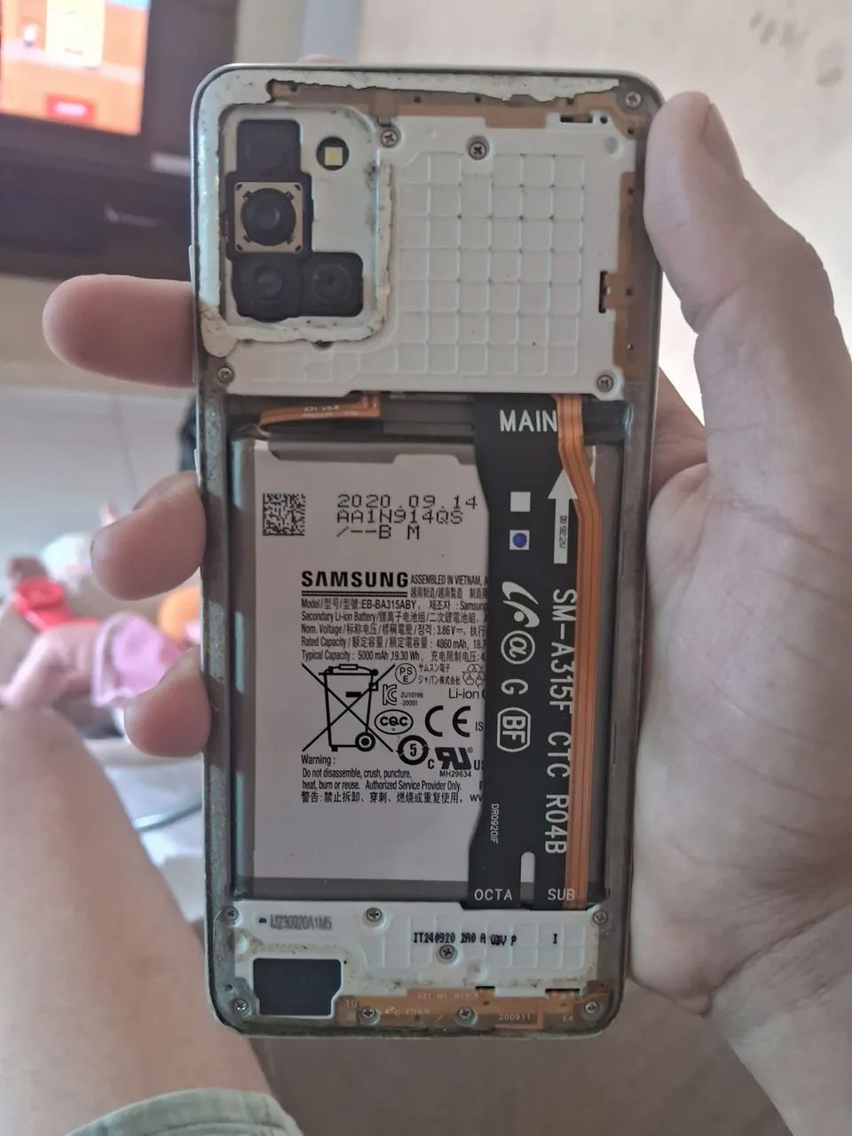 A31s 128gb com defeito - Foto 2