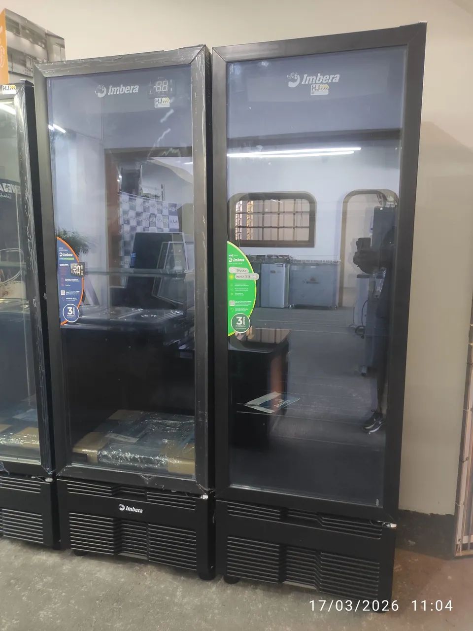 Bh cervejeira expositora e visa cooler Imbera 