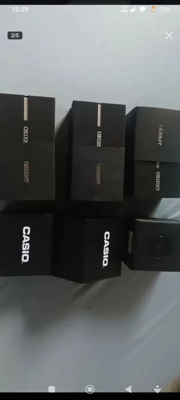 Caixas vazia para relógio com almofadas originais.  - Foto 5