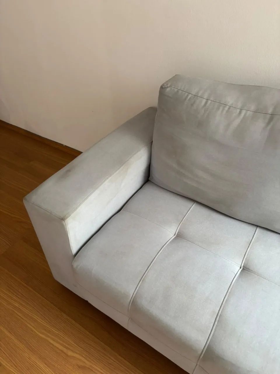 Sofá 3 lugares Linho - 205cm - Foto 5